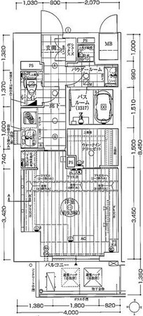 新大阪駅 徒歩7分 9階の物件間取画像